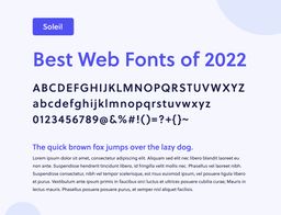 Soleil Best Web Font 2022