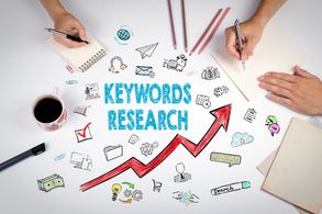 Keywords Research Business Concept. 